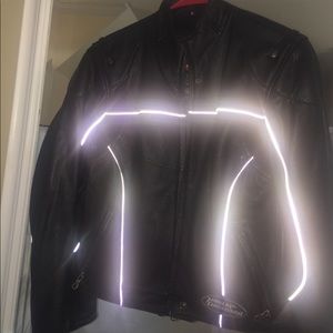 Harley Davidson leather motorcycle jacket Small S